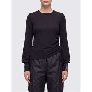 Y-3 Women Y-3 Slim Fit Wool Long-Sleeved T-Shirt With 3-Stripes Logo